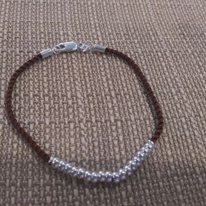 SALE NWT Sterling Silver Bead Bracelet